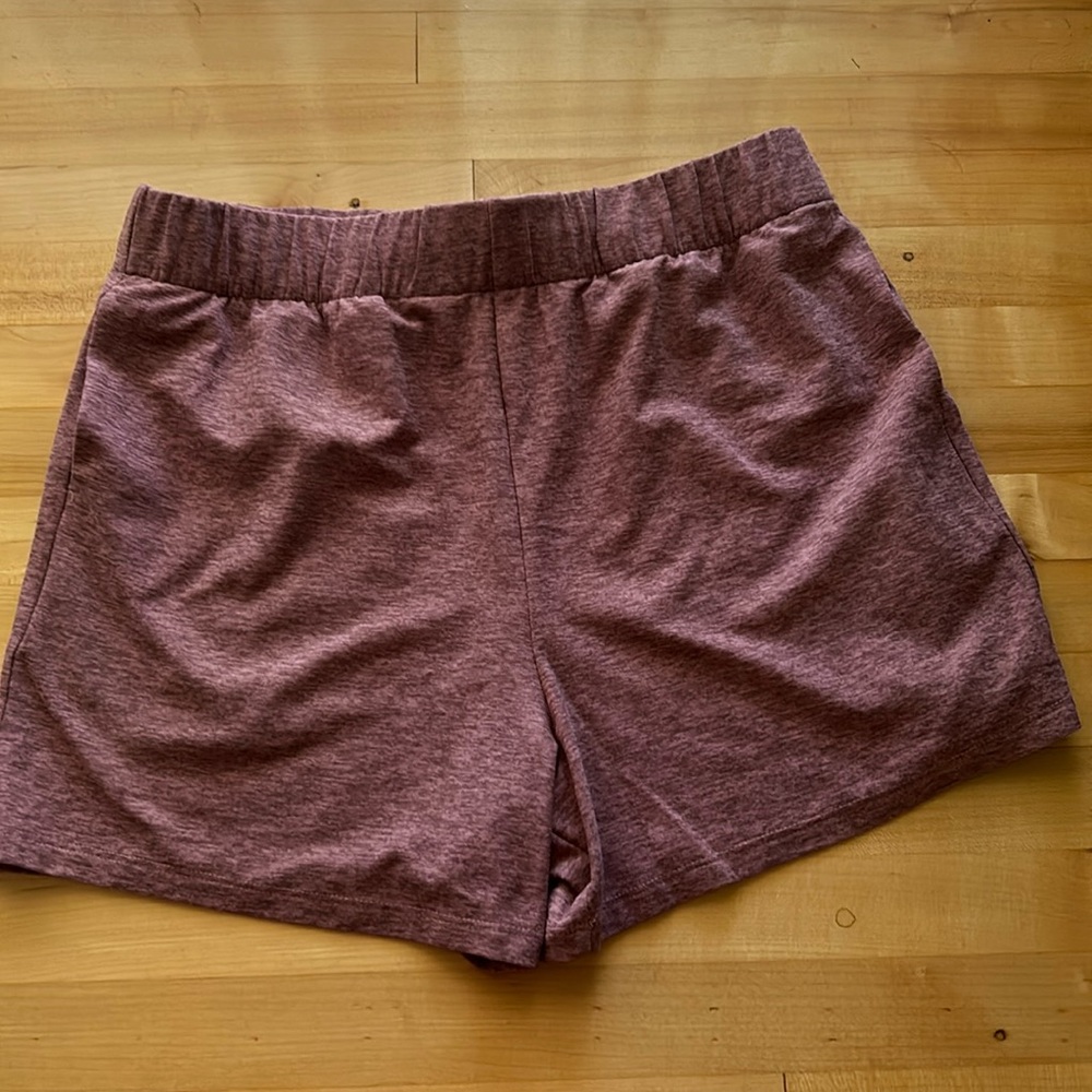 Outdoor Voices cloudknit shorts mauve rose 3.5” inseam
